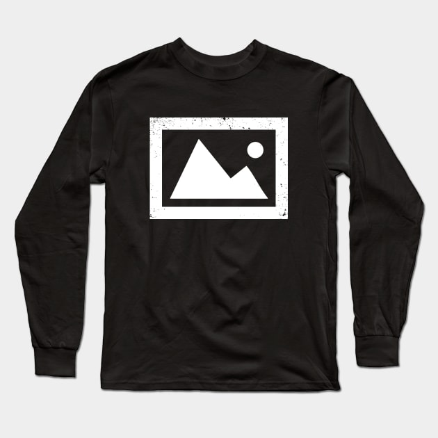 Landscape Photography Photo Icon Long Sleeve T-Shirt by PsychicCat